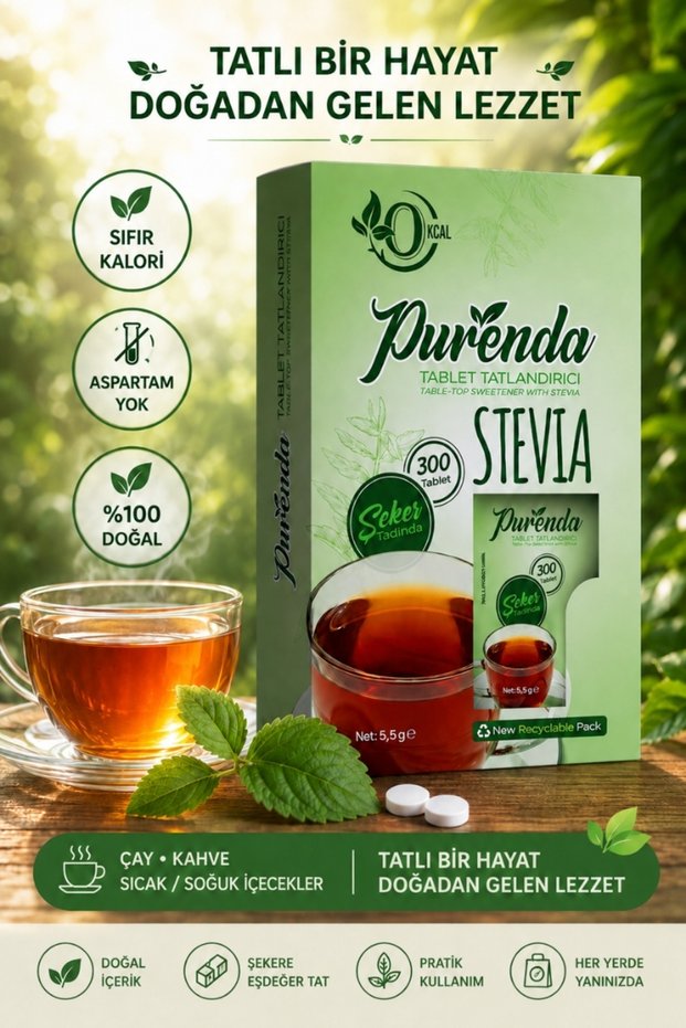 Stevia Tablet Sweetener 300 Tablets