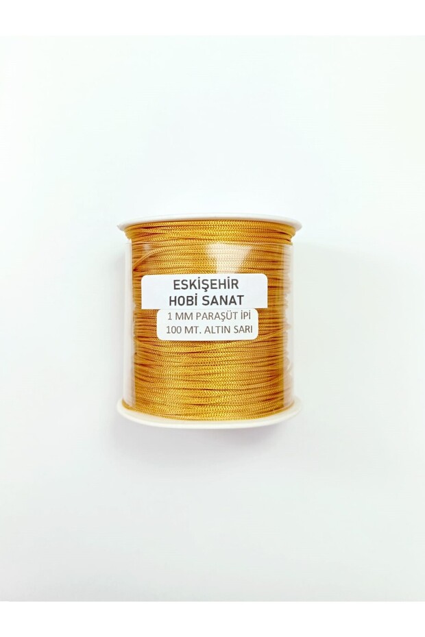 1 Mm 100 Meters Gold Yellow Gold Color Parachute String Macrame Bracelet String Necklace Jewelry Design String