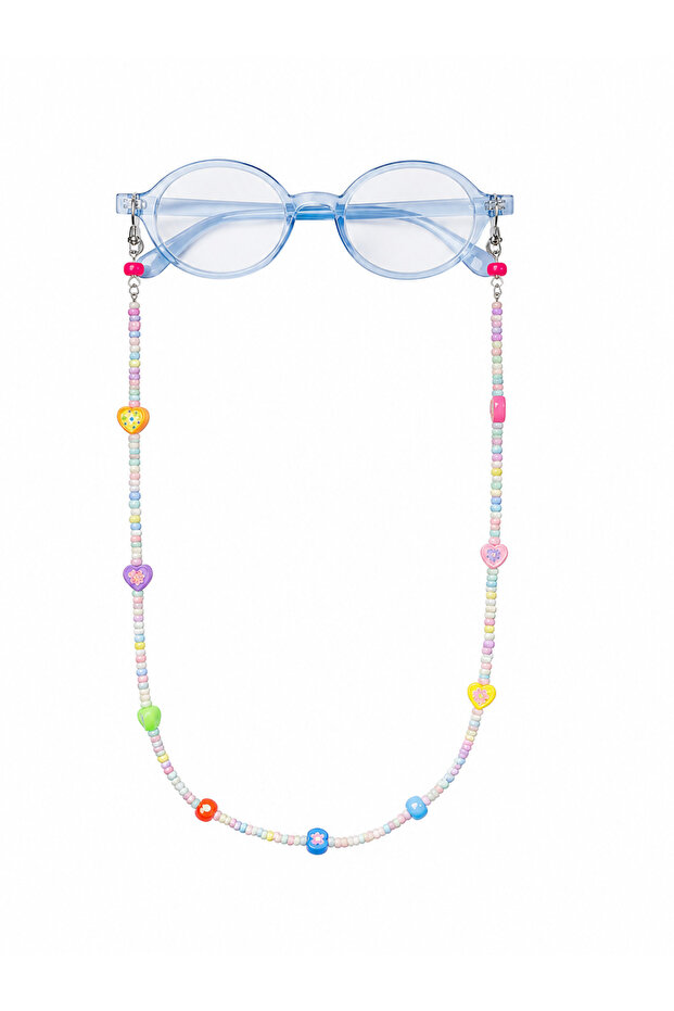 Rainbow heart child glasses rope / chain