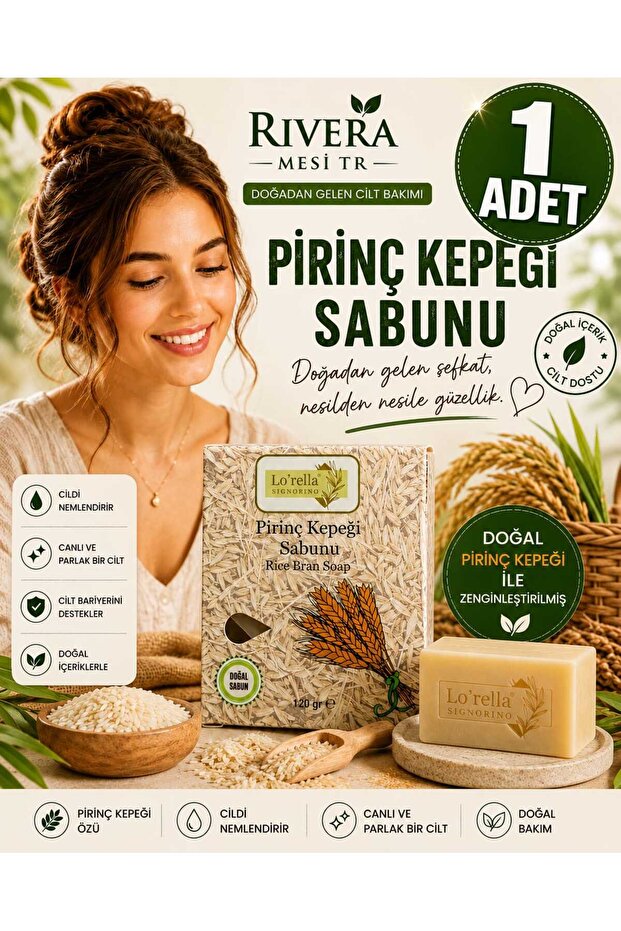 Pirinç Kepeği Sabunu 1 ADET