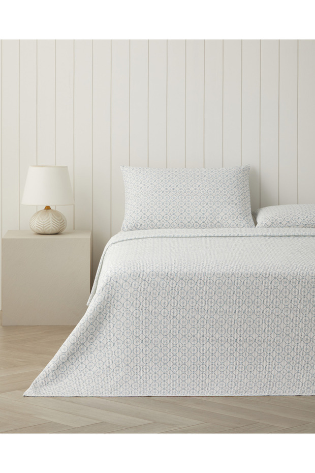 Sora Double Pique Set 200X220 cm Blue