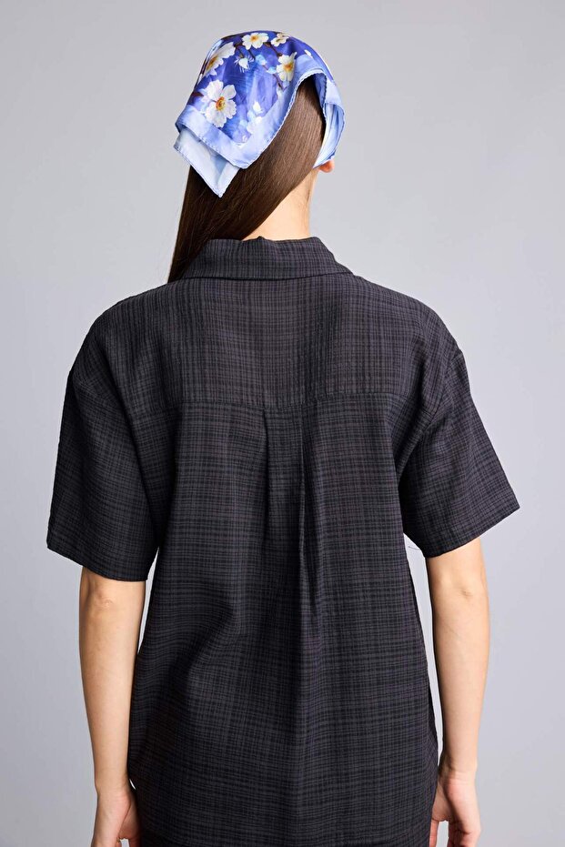 Oversize Basic Shirt A9135Ax25Sm - 5