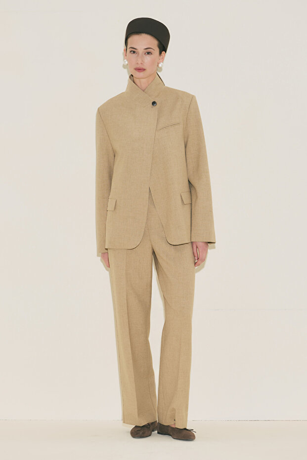 Jachetă tip blazer MILANDA, camel - 5