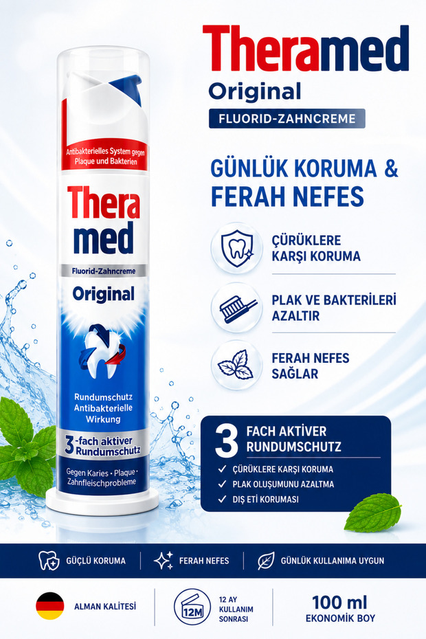 Original Fluoride Toothpaste Effective 100 ml - 1