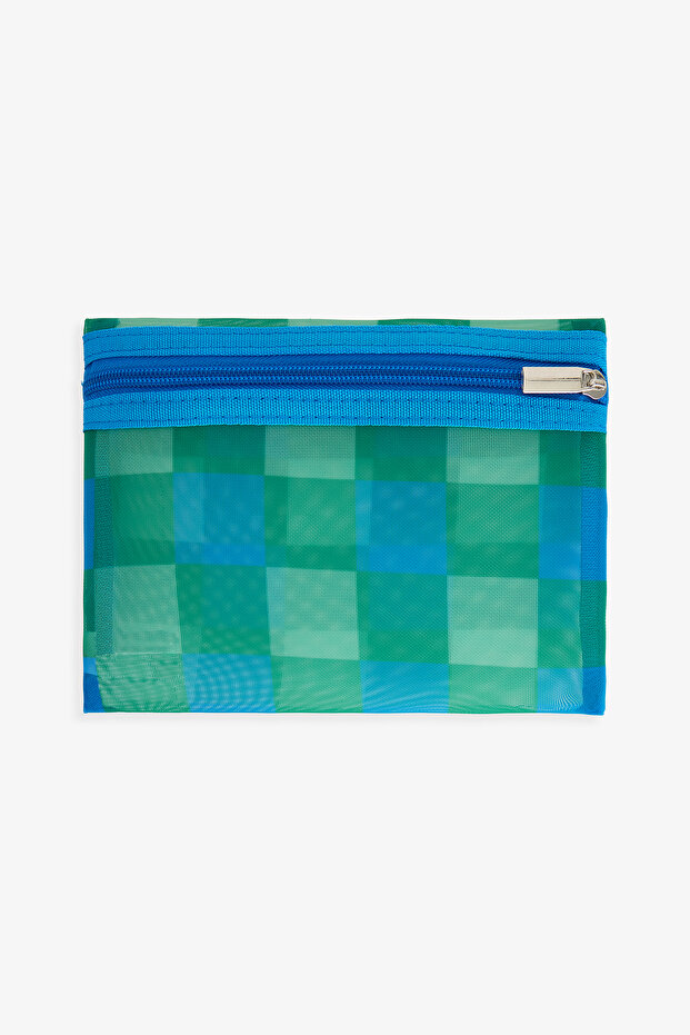 Blaue Emma Make-up-Tasche - 2