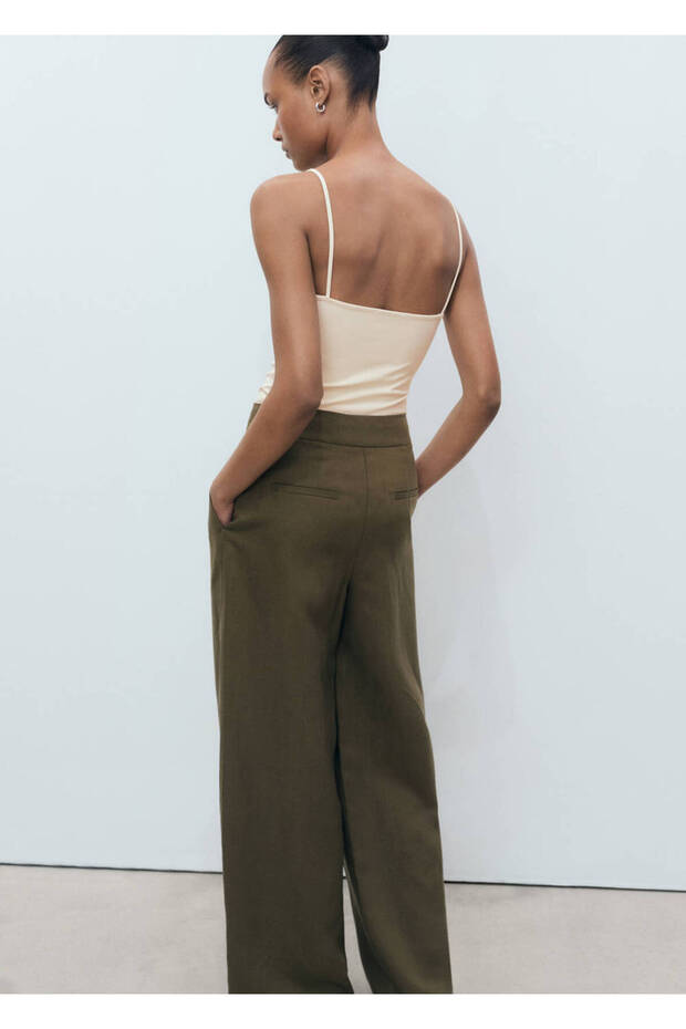 Bluse mit dünnen Trägern - 4