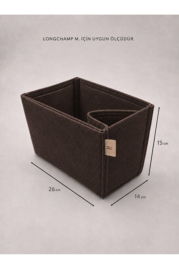 Long.. m Canta Icin Tek Suluklu Dark Brown 26X15X14 Dimensions (Length X Height X Width)