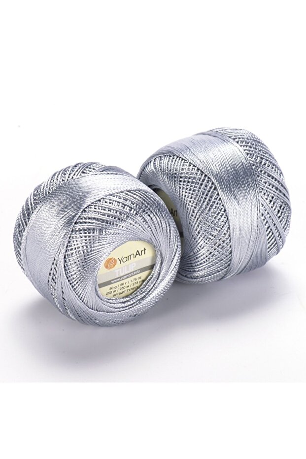 Tulip - Glittering Lace Thread Gray-479
