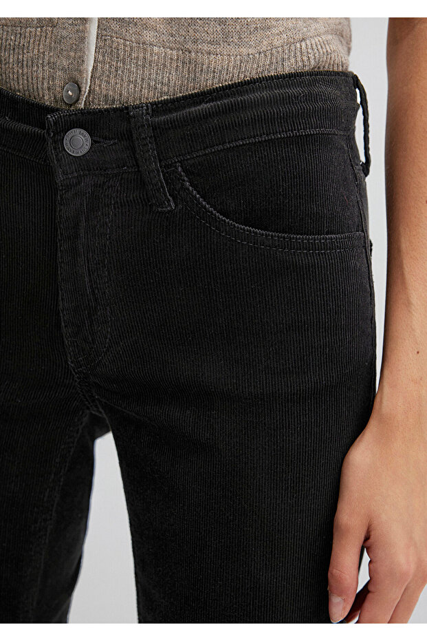 Mona Schwarze Samthose 1049782991 - 6