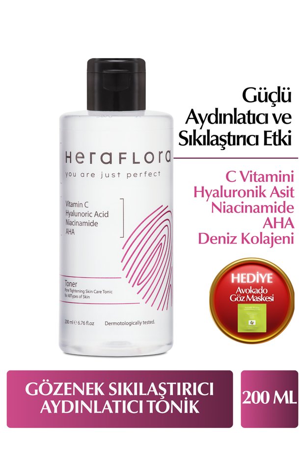 Moisturizing, Brightening Tonic 200 ml - Niacinamide, Aha, C Vit for All Skin