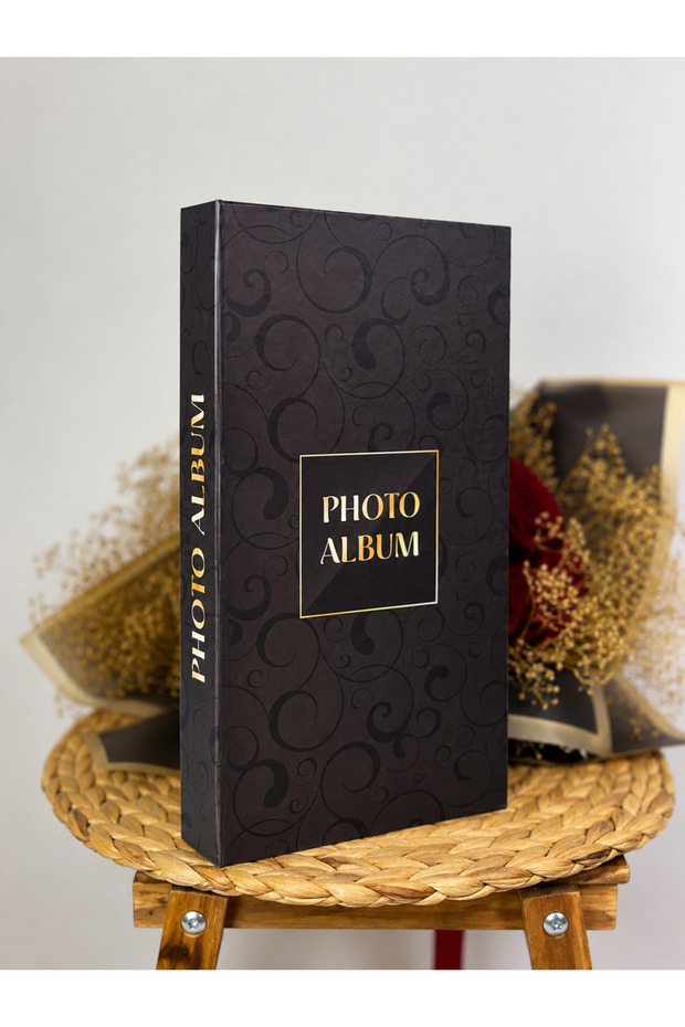 Rs307 Photo Album 10x15cm 300 Photo Capacity Retro Patterned Luxury Album