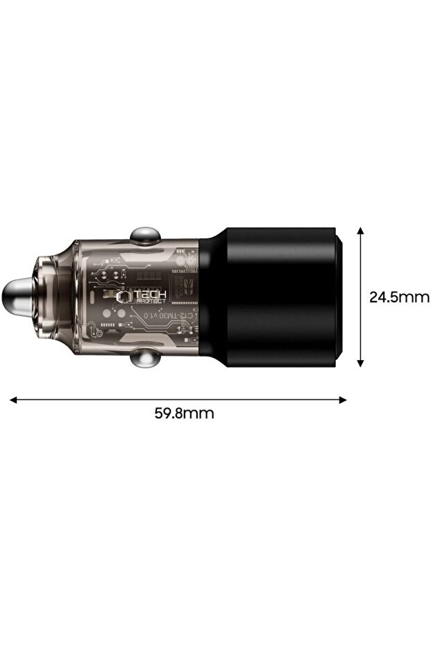 CC03 2x USB-C PD 100W Negru - 3