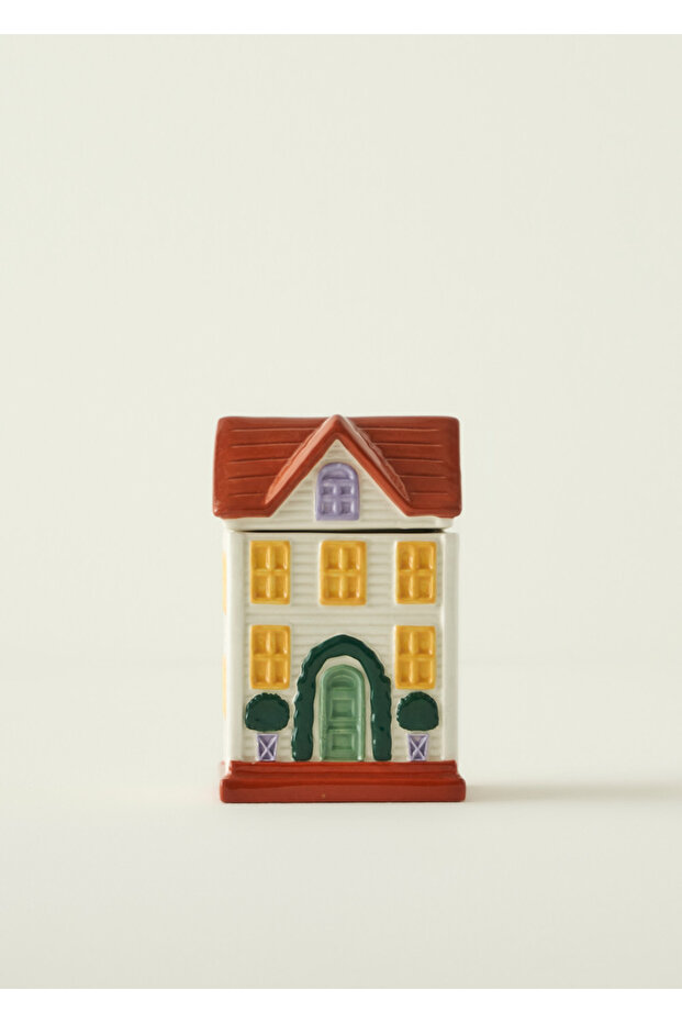 مرطبان توابل سيراميك من House، باللون القرميدي، سعة 230 مل