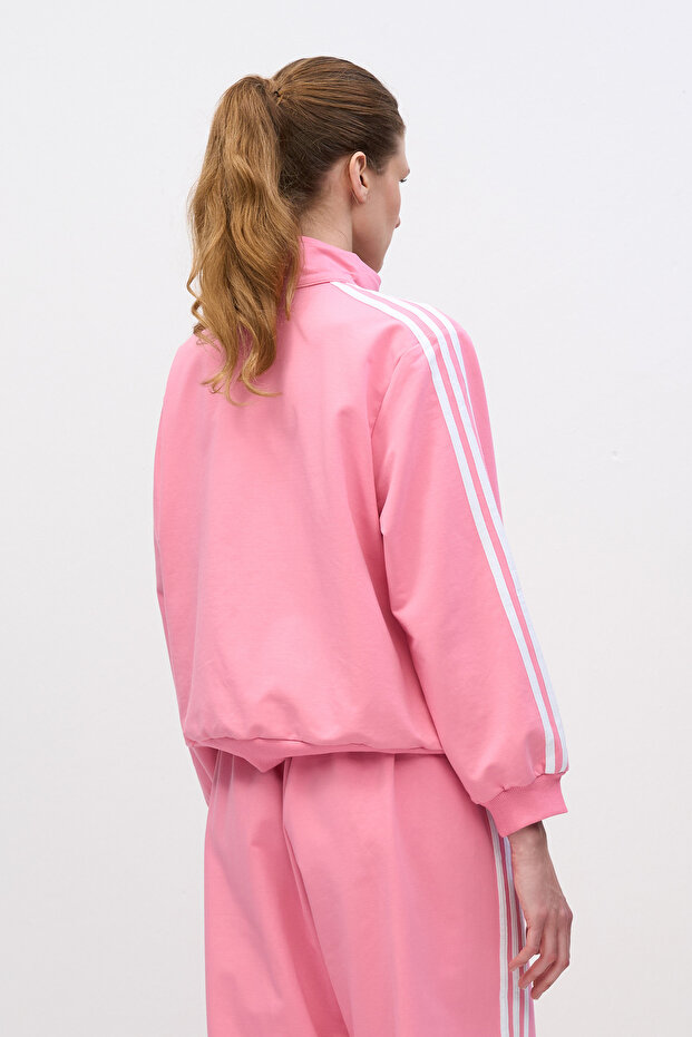 Retro Striped Tracksuit Set - 5