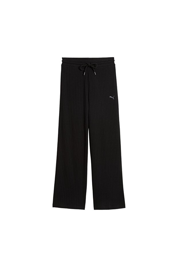 693284-01 Her Comfort High-Waist Wide Kadın Eşofman Altı Siyah - 3