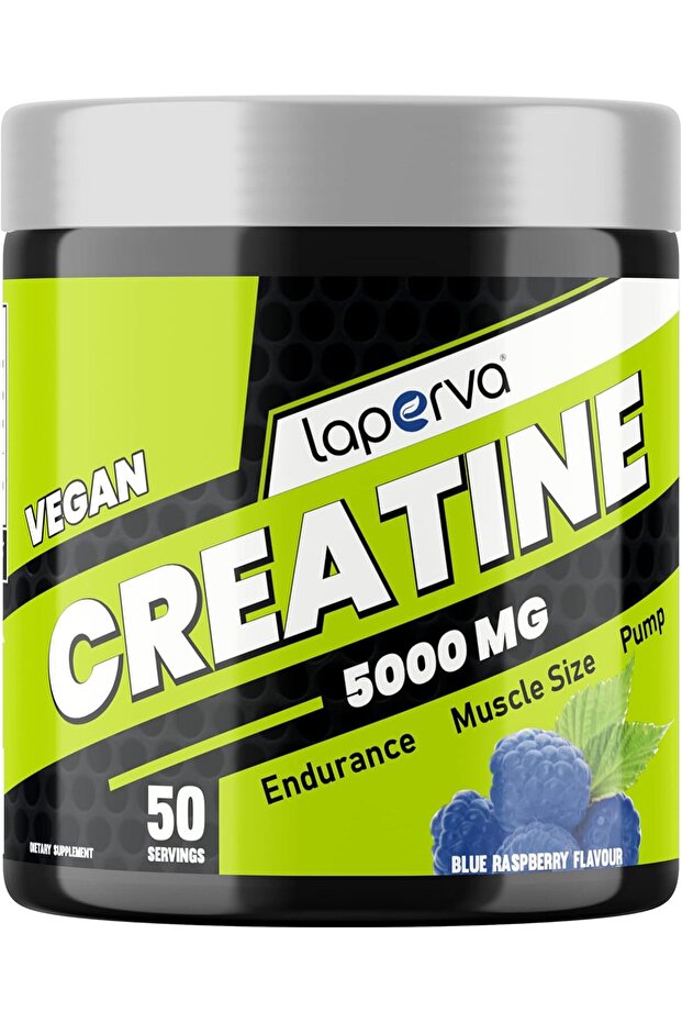creatine monohydrate powder - 5000mg - Increased Muscle Mass, Strength & Power Faster recovery - Blue Raspberry Flavor - (300 Gm)