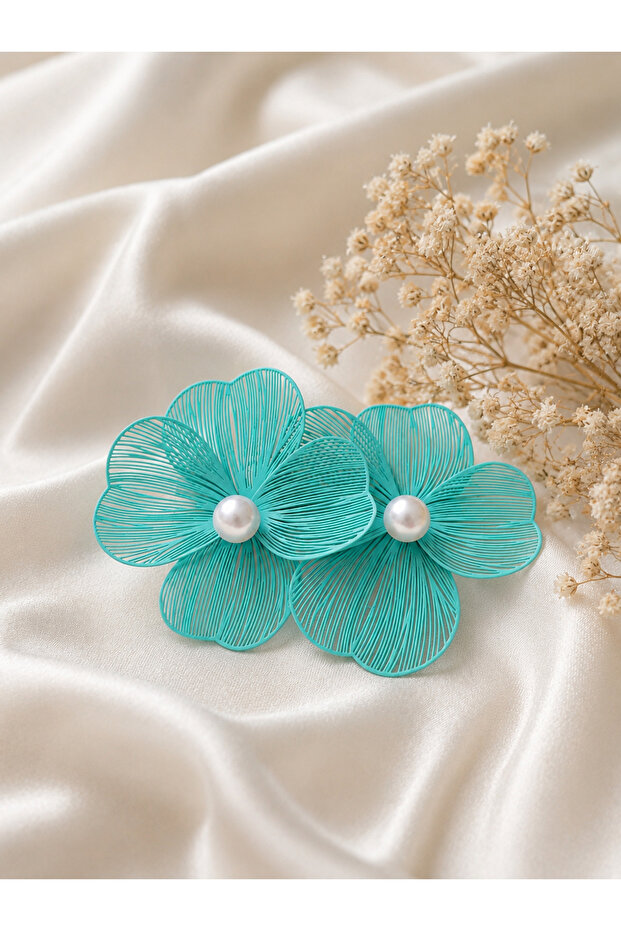 Turquoise Leyla Pearl Earrings