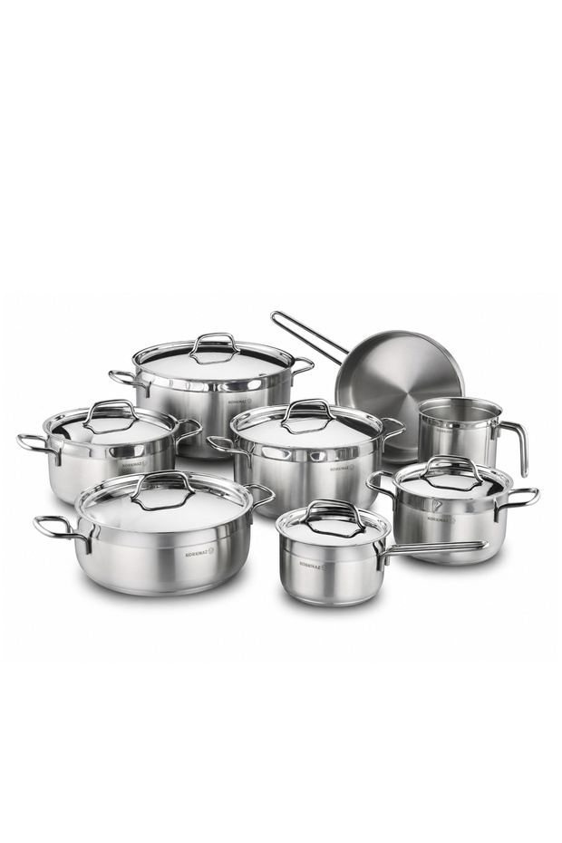 Alfa Stainless Steel cookware set, 14 pieces