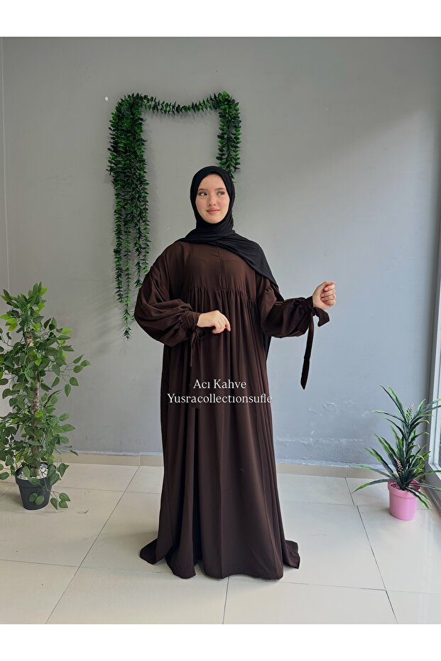 Ferace Hijab Liza Sleeve Tie Dress