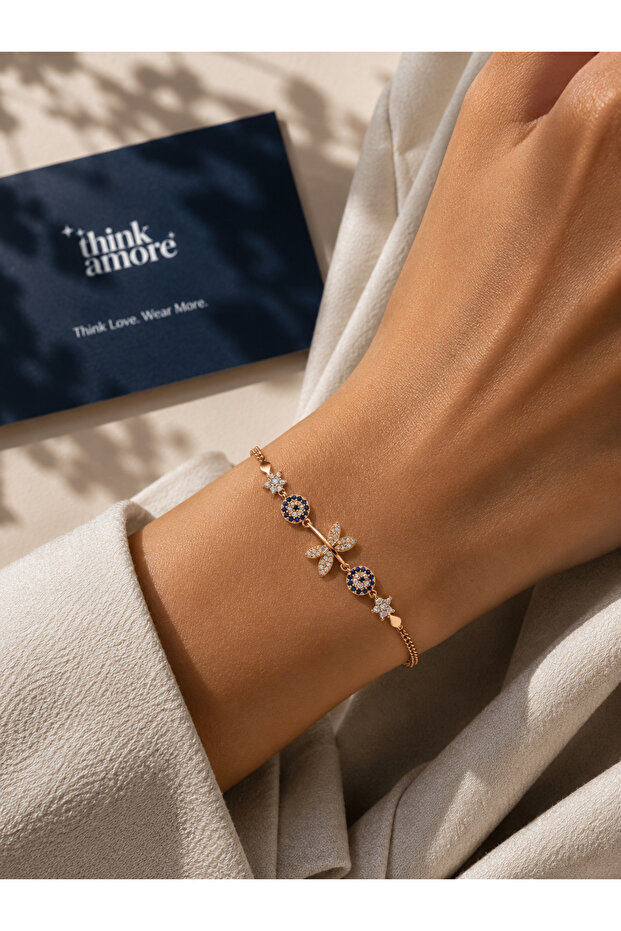 Celestial Bloom Gümüş Bileklik