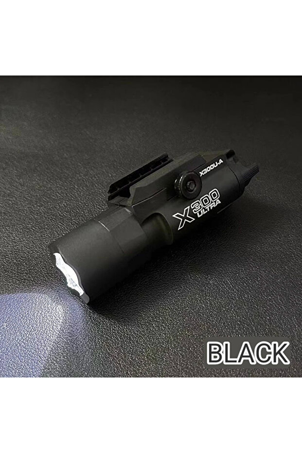 Black TINSOL X300U-A Multi-Functional Tactical Light: Fits 20mm Rail, for Toy Guns, Hunting, CS Mat