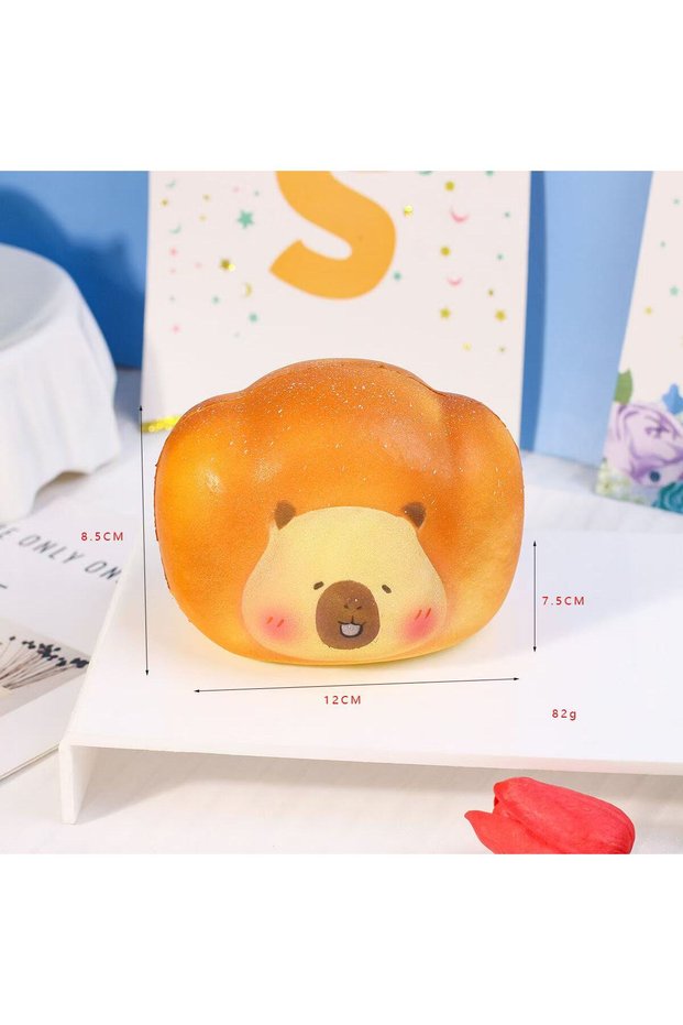 Large Toast Bear 1PCS Bear Simulation Decompression Pinch Music Student Opening Gift Bear Simulation
