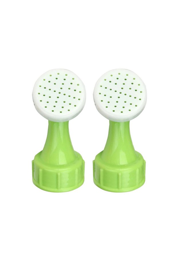 ssz-Green 2Pcs Bottle Cap Sprinkler DIY Portable Plastic Plant Nozzles Garden Plant Watering Sprayer