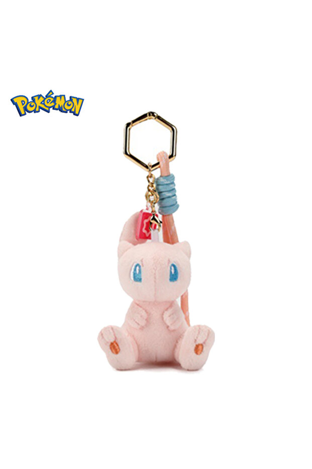 Mew 7cm Pokemon Jigglypuff Charmander Gengar Squirtle Mimikyu Kawaii Plush Stuffed Toy Keychain Back