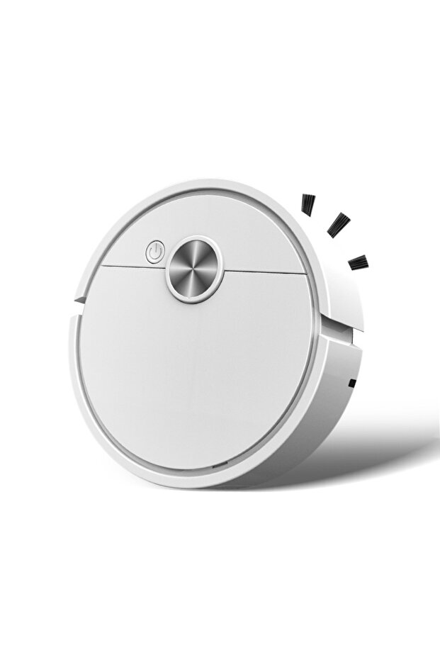 APWIKOGER White B 3 In 1 Smart Sweeping Robot Multi-Purpose Strong Power Sweeping Machine Rechargeab