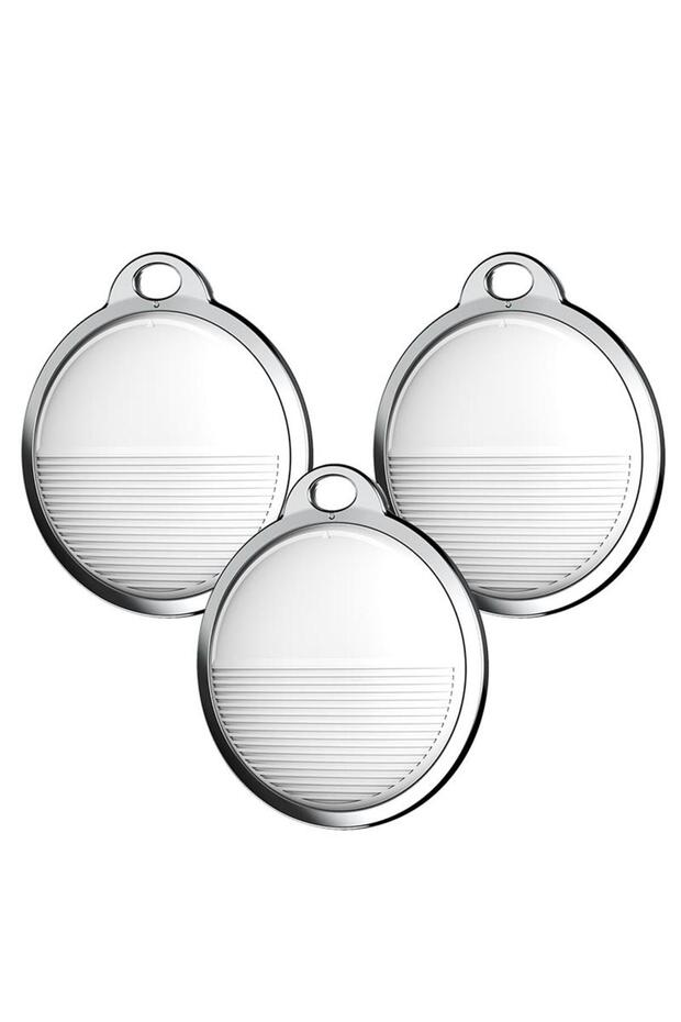 3PCS White Mini GPS Tracker For Apple Ios System Find My APP Air Tag Key Finder Bag Luggage Car Kids