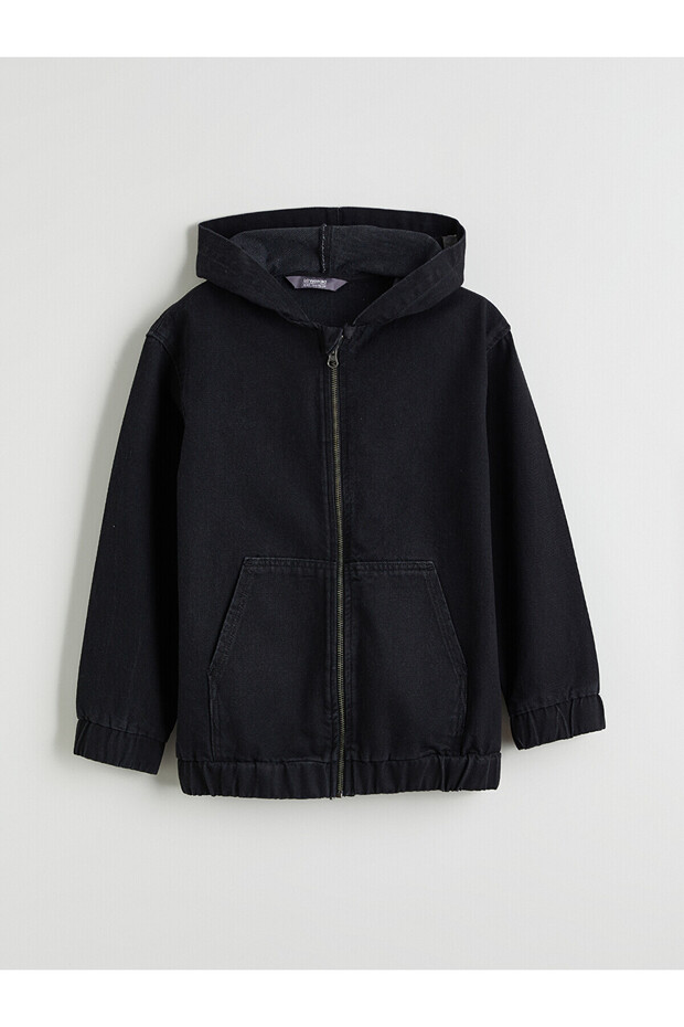Nevavm Hooded Boy's Jean Jacket with a Difference