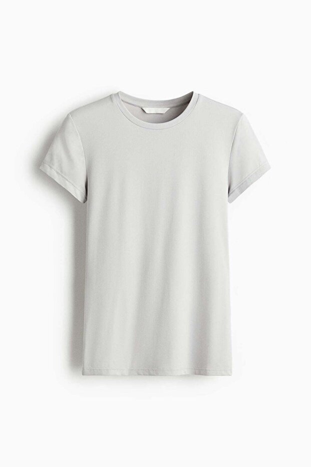 Fitted microfibre T-shirt