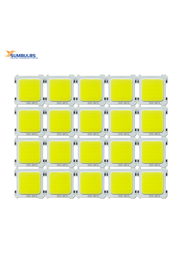 20 PCS White light 20PCS/Lot White Integrated COB LED 5W 3V High Brightness for Spotlight Tube Light