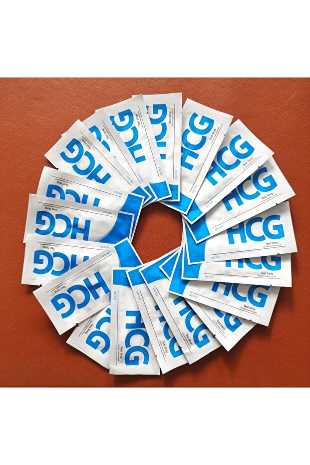 25 قطعة من شرائط HCG 5 قطع، 10 قطع، 25 قطعة للاستخدام المنزلي، اختبار بول سريع، اختبار الخصوبة الحساس، الكشف المبكر
