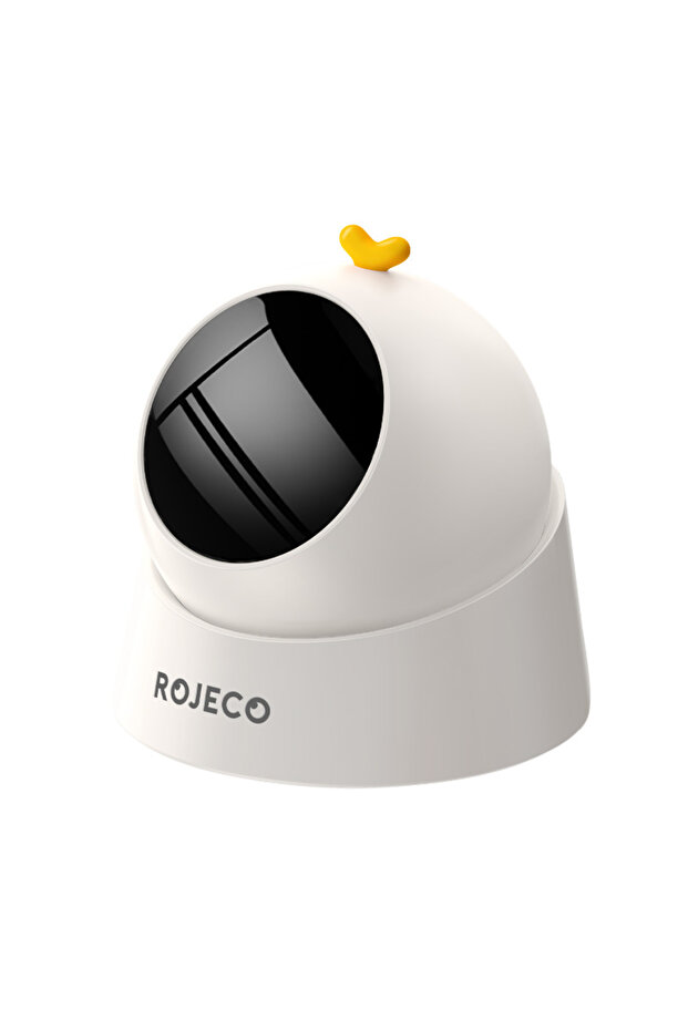 لعبة ليزر أوتوماتيكية بيضاء للقطط من ROJECO، لعبة تفاعلية قابلة للتعديل، لعبة كهربائية للقطط والكلاب