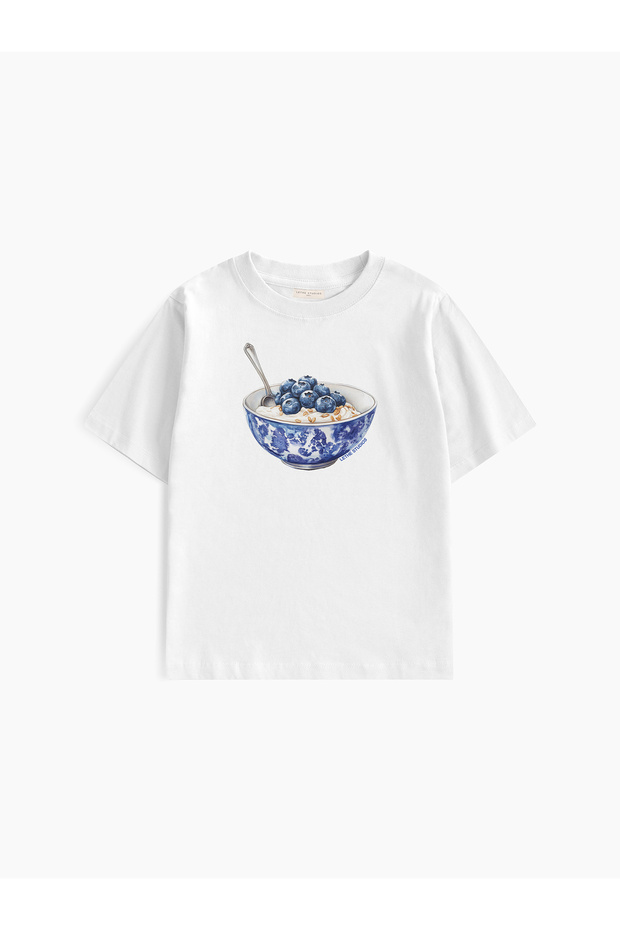 Breakfast Bowl Printed Baby Tee