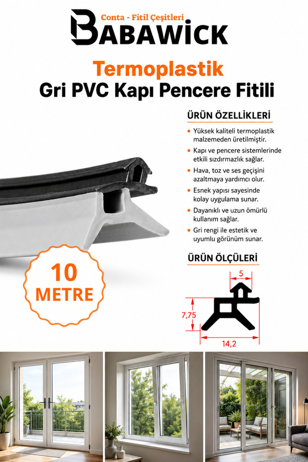 Repair Seal Pen Door Window Replacement Wick Quality Raw Material Full Insulation 10 Meters