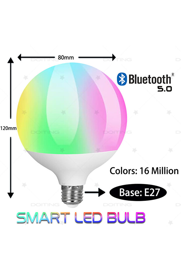 Yes 220V BLE E27 Base Tuya Bluetooth Smart Dragon Ball Bulb Led Lamps 220V RGBCW Smart Life APP Lig