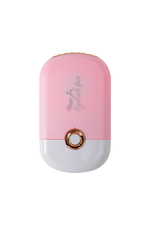pink Rechargeable Eyelash Extension Dryer Fan 3 Speed Portable Handheld Blower Glue Mascara Grafted
