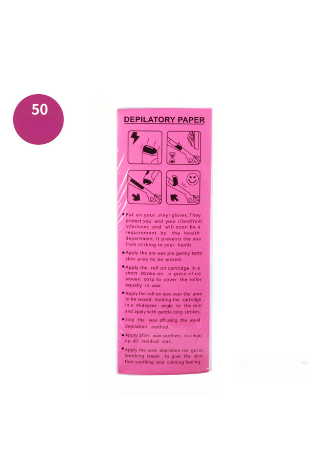 50pcs 50/100PCS Women Men Hair Removal Wax Paper Nonwoven High Quality Body Leg Arm Hair Removal Epi