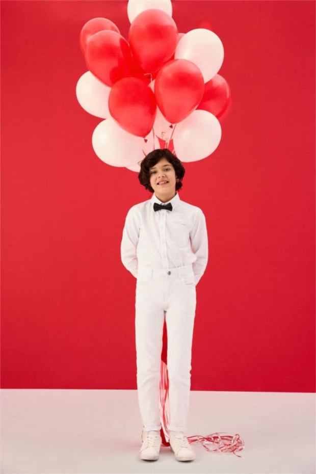Straight Fit Straight Leg Basic Jean Trousers for Boys B5616A826Sp