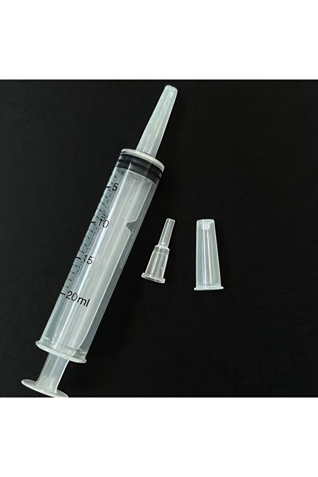 20ml Plastic Syringe, Available in Capacities of 1000ml, 550ml, 350ml, 200ml, 100ml, 60ml, 20ml, 10m