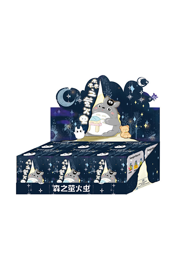 Bandai 6pcs a set 2025 New Hayao Miyazaki Anime Fairy Tale Valley Forest Firefly Version Blind Box F