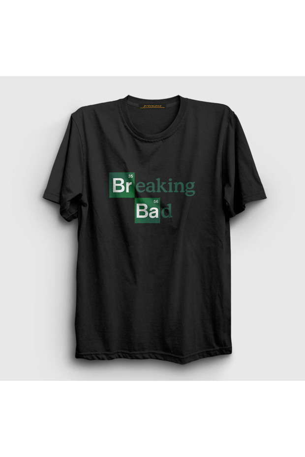 تي شيرت أسود بشعار Breaking Bad للجنسين185103تي تي