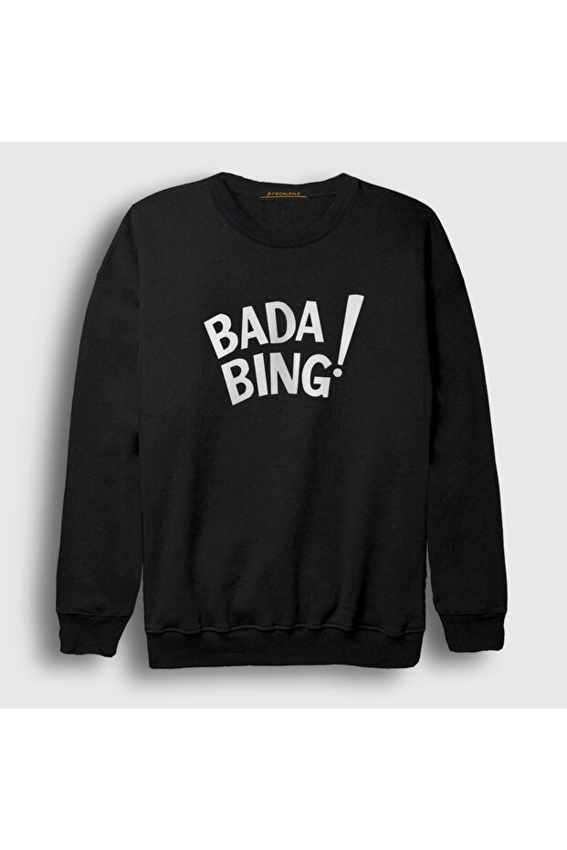 سويت شيرت أسود للجنسين من Bada Bing V2 Sopranos 586472tt