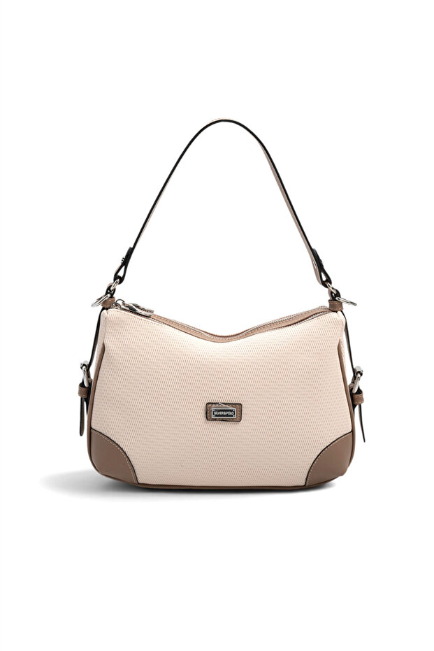 Beige - Latte Petek Women's Shoulder Bag Sp1269