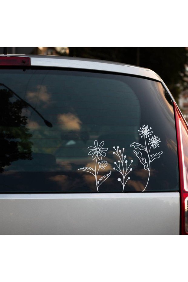 Sticker auto (30cm) - Flori