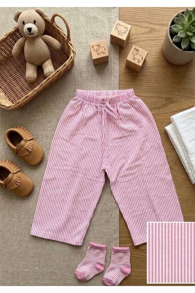 Unisex Children's Elastic Waist, Comfortable Cut Summer Pants