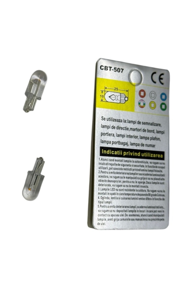 Set 2 Becuri auto LED - 1