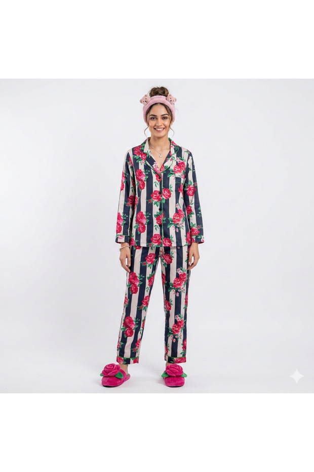Pyjama Set/Lounge Wear/Cotton Mix